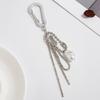 Baroque Pearls Inspired Key Ring With Quick Release Alloy Hook Decorative Bag Charm Travel Companion