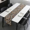 Runner da Tavola Resistente Multiuso in Cotone e Lino Decorazione Tavola Cena Festiva