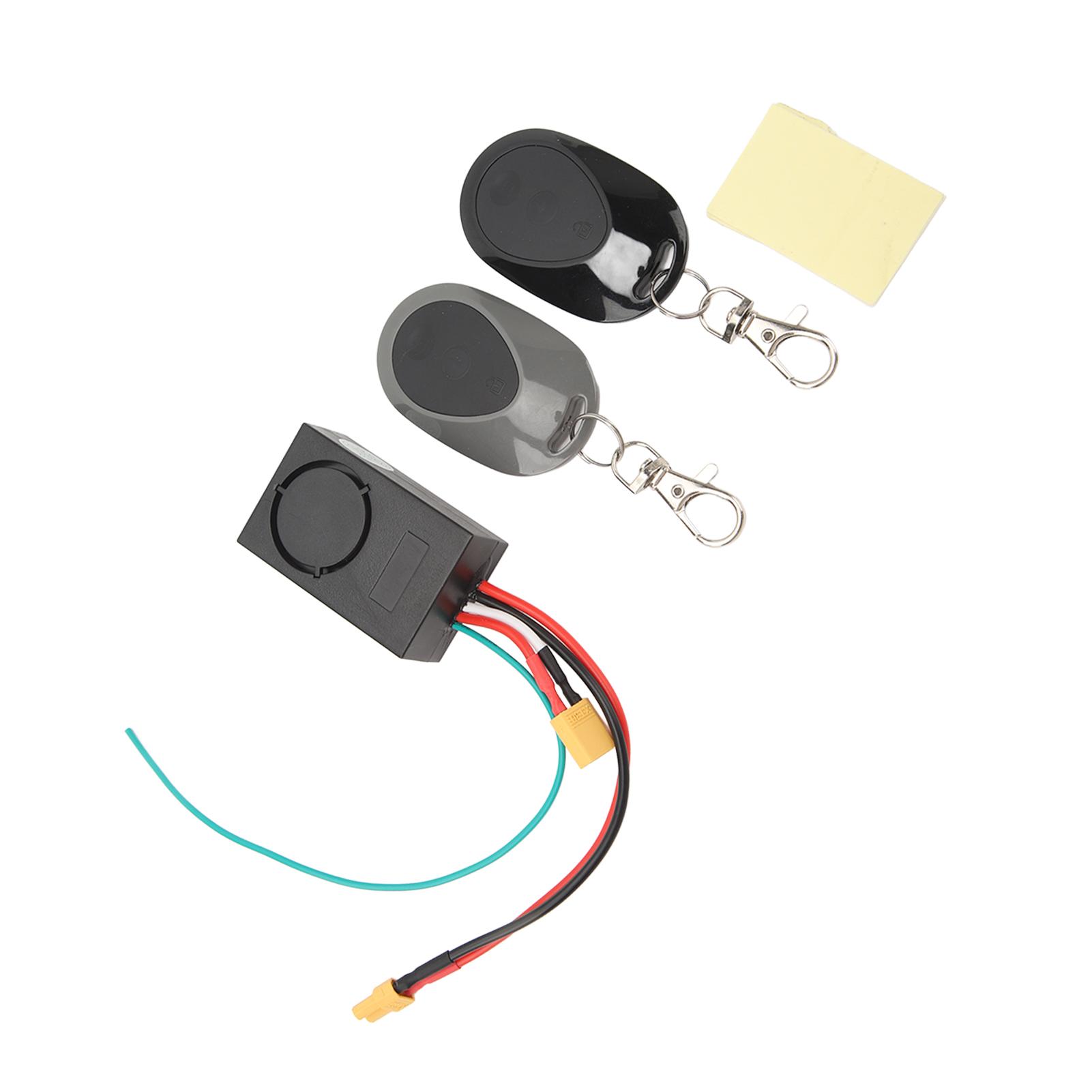 

Противоугонная охранная сигнализация 115 дБ с 2 пультами дистанционного управления, сигнализация против кражи электросамоката XT30