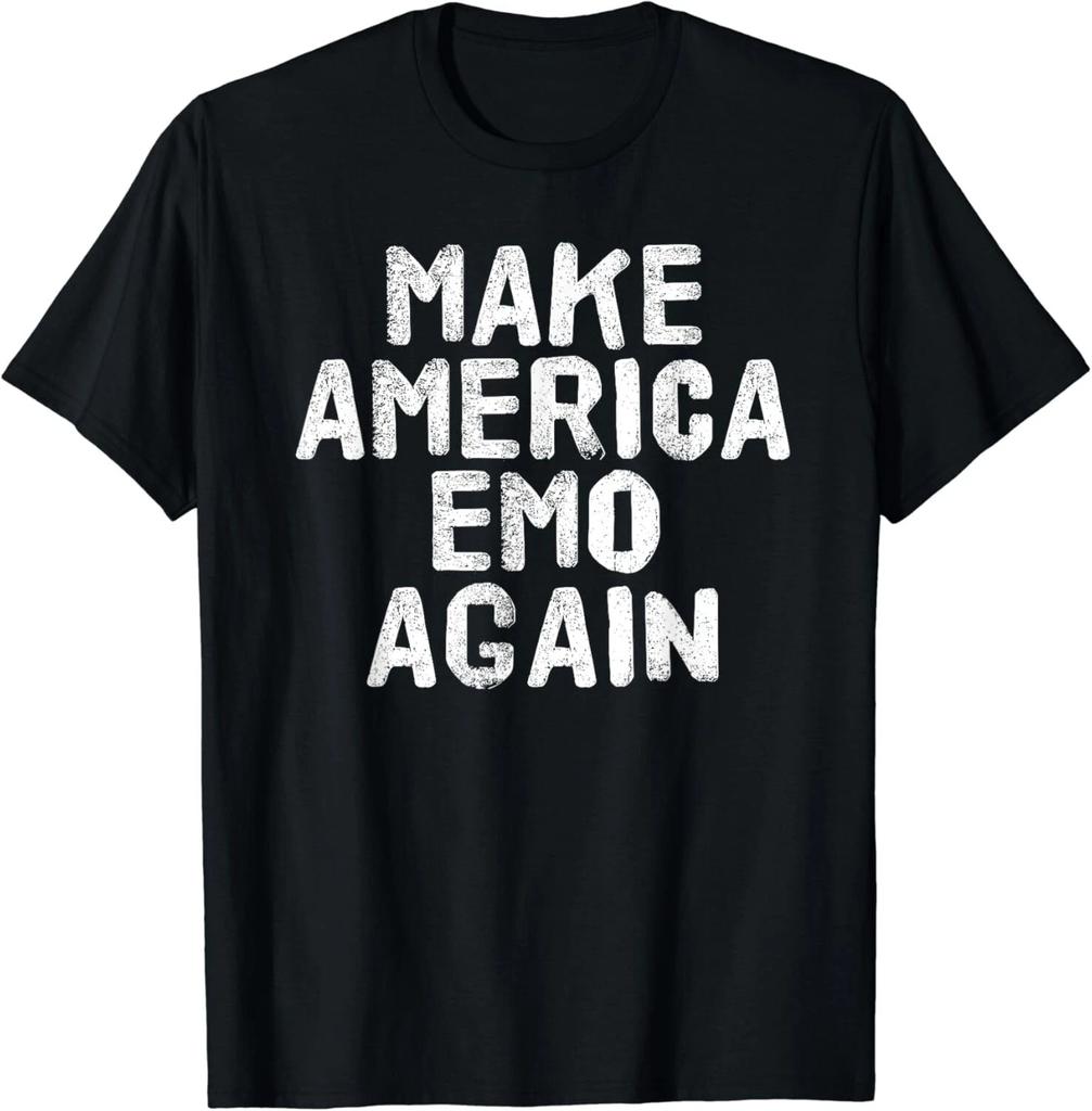 MAKE AMERICA EMO AGAIN Shirt Funny Goth US Gifts Unisex T-Shirt
