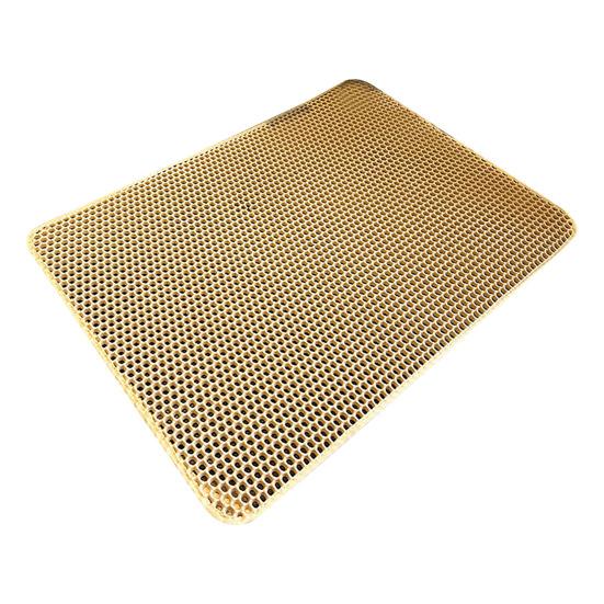 Cat Litter Box Mat Cushioned Mesh Cat Toilet Mat Cat Litter Trapping Mat Scatter Control Mat for Less Mess