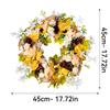 New Autumn Harvest Festival Wreath for Door or Wall - Thanksgiving Floral Home Decoration
