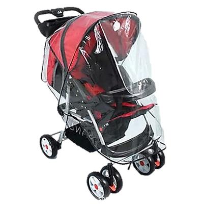 ST TS Husdjursvagn Regnskydd, Skydd mot Regn och Kyla, Regnkläder, Regnrock för Husdjur, Husdjursvagnar, Barnvagnar och Vagnar, för Promenader, Hundar och Katter