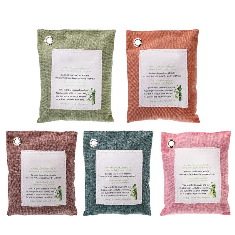 5PCS Air Purifying Bag Nature Fresh Style Charcoal Bamboo Purifier Mold Odor Kit 5PCS Air Purifying Bag Nature Fresh Style Charcoal Bamboo Purifier Mold Odor Kit