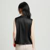 [New Chinese Style Pankou] New 92 Mulberry Silk Elegant Wrinkled Tank Top Women's Versatile Mulberry Silk Shirt T-shirt