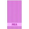 Personalized Striped Beach Towel Custom Name/Logo Oversized Microfiber Towel Summer Party Gift for Beach Swimming Bath Sports