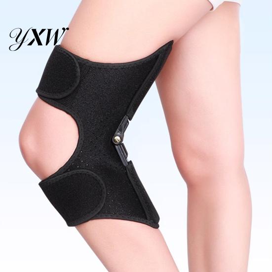 Adjustable Knee Strap Brace with Spring Support Butterfly Wing Straps Breathable Guard Non-slip Protector for Joint Stability Pain Relief
