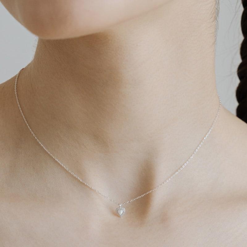 

SCALETTO [Exclusive] WIL207 Opal Heart Necklace NONE
