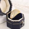 Luxury Full Diamond Rings For Men & Women S925 Silver Plated 18K Rose Gold Hip Hop Jewelry For Party Birthday Wedding Gift