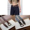 Vintage Y2k Star Rivet Pu Leather Belt With Alloy Buckle For Daily Wear