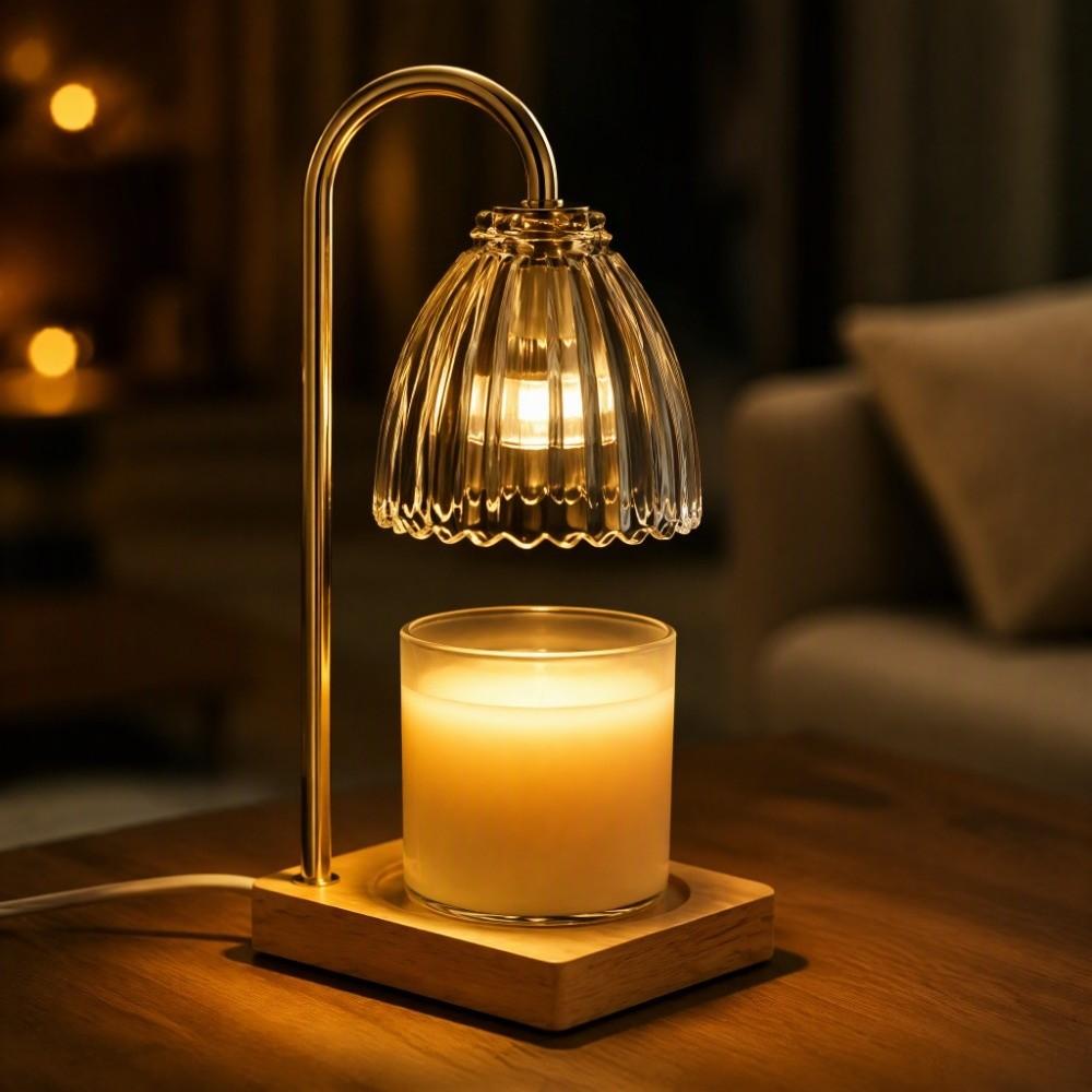 Timer Aromatherapy Lamp Adjustable Height Wax Melting Lamp Creative Scented Candle Melter Learning