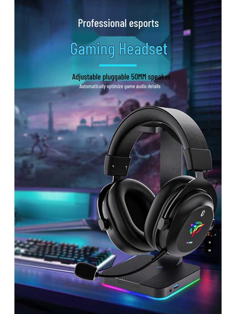 Cross-border Noise Cancelling Wireless Bluetooth Gaming Headset with Ultra-long Battery Life