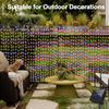 Solar Curtain Light String 100/200/300 LED Outdoor Terrace, Courtyard Garden, Bedroom, Party Decoration Holiday Gifts, Christmas Lights