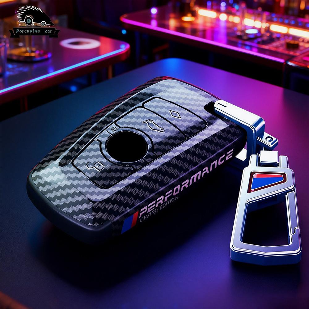 ABS Carbon Fiber Car Key Cover Case For Bmw F20 F30 F31 F34 F10 F11 F25 I3 M3 M4 F15 F16 3 5 Series GT Car-Styling Accessories