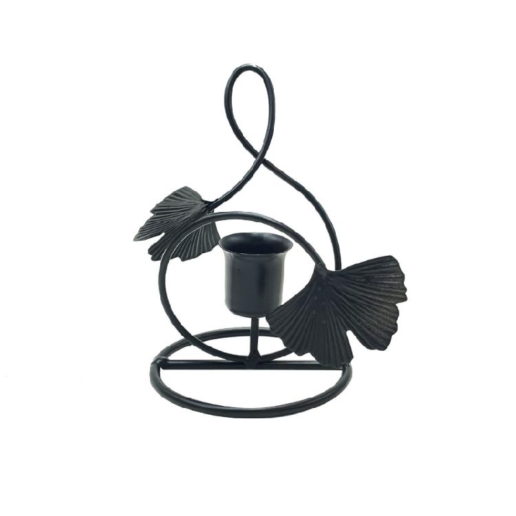 Wrought Iron Pillar Candle Holder Candlestick Metal Candle Holder Candelabrate