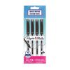 Paper-Mate Jiffy Gel-Stift Schwarz 0,5 mm / 4 Stück / 2084415