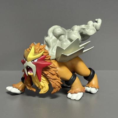Bkm Pet Elf Ho-Oh Sineitai Tres Sagrados Raikou Suicune Entei Figura Genial Adorno de Escritorio Regalo para Fan de Anime