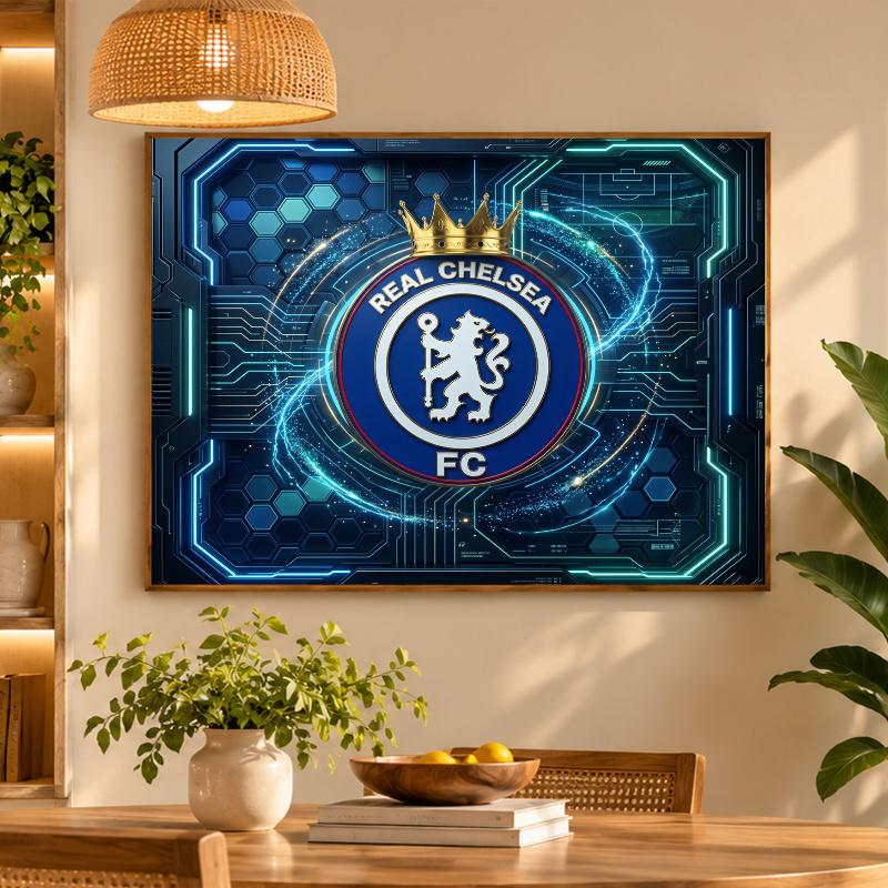 5D Diamond Painting Chelsea FC DIY Full Drill Diamond Art Kit Home Decoration