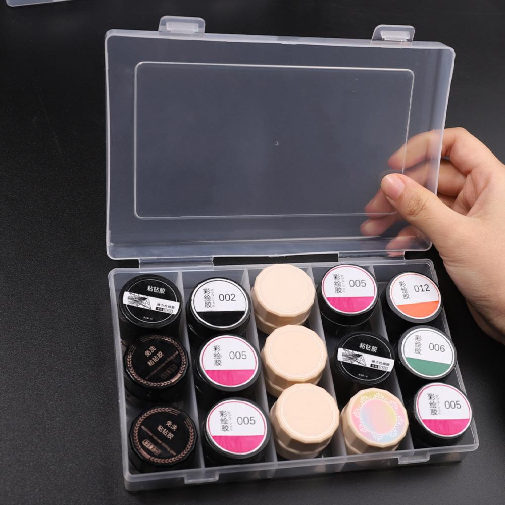1Pc Nail Tool Box, Nail Glue Special Storage Box, Nail Polish Storage Box,Travel,Make Up Bag,Travel Essentials,Organizer,Storage,Desk Organizer