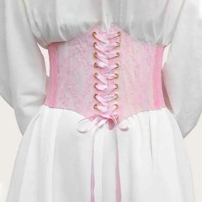 Damen Spitzen-Gummibund, Damen Taillengürtel, Gürtel, Vielseitig