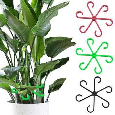 4Pcs Plant Stem Support Clips Waterproof Wear-Resistant Vine Support Clamps Reusable Secured Plastic Plant Clips Indoor Outdoor Plant Support