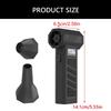 Electric Air Dusters 130000RPM Power Cordless Air Dusters Adjustment Blower Rechargeable Dust Blower for Computer Keyboard