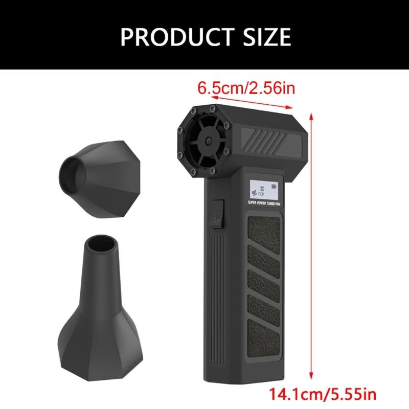 Electric Air Dusters 130000RPM Power Cordless Air Dusters Adjustment Blower Rechargeable Dust Blower for Computer Keyboard