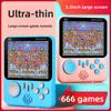 G7 Macaron Handheld-Spielkonsole 3,5-Zoll Großbildschirm High Definition Spiel, Double Soul Fight, Ultradünn Tragbar Mini