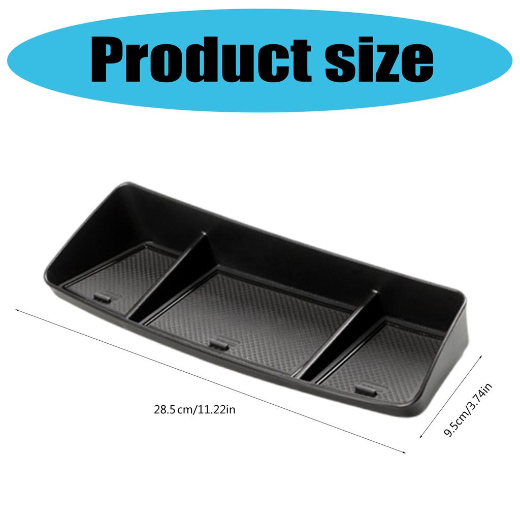 Dashboard Storage Box Touchscreens Behind Screen Organizer Car Interior Storage ABS Dashboard Organizer for Vehilces