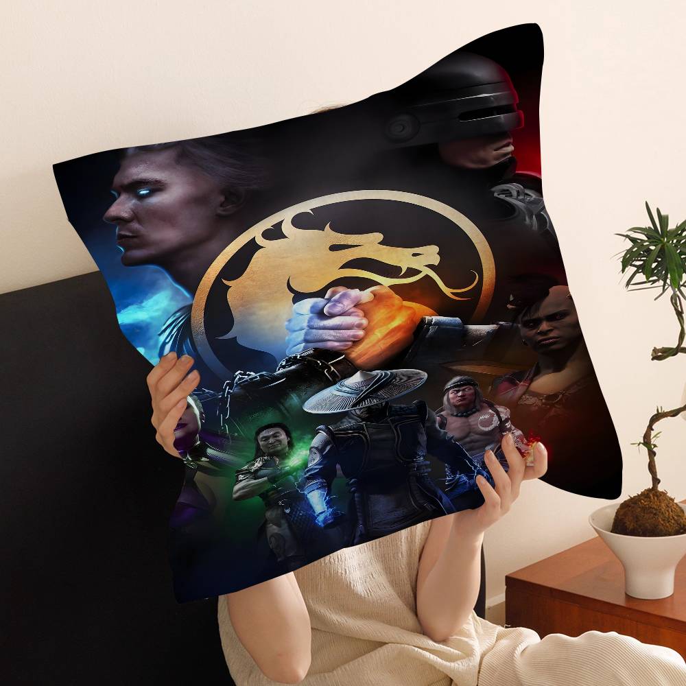MMortal Kombat Pillow Cover for Bedroom Room and Living Room Sofa Decorative Cushion Cover
