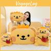 Bear Crown Plush Cushion Cartoon Toy Cute Stuffed Doll Decoration Gift Kids