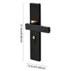 Square Interior Door Handle Lockset Universal Door Knob  Household Hardware