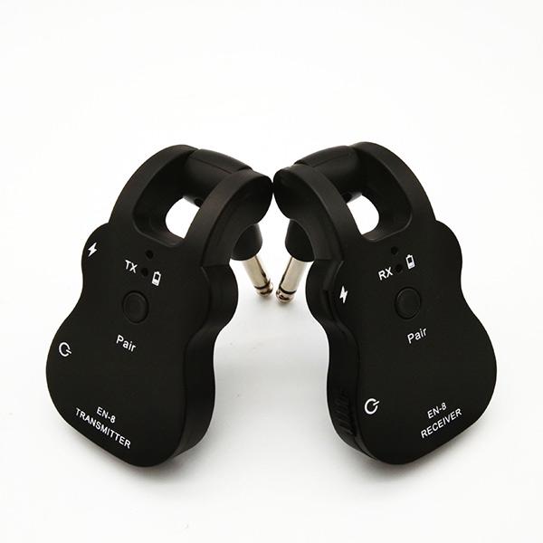 Wireless Guitar System Audio Digital Guitar Transmitter Receiver Built-in Rechargeable Battery