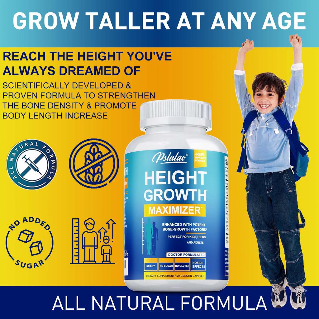Pslalae 300mg Calcium & 10mg Zinc - Bone Health - Bone Growth Factor - Dietary Supplement