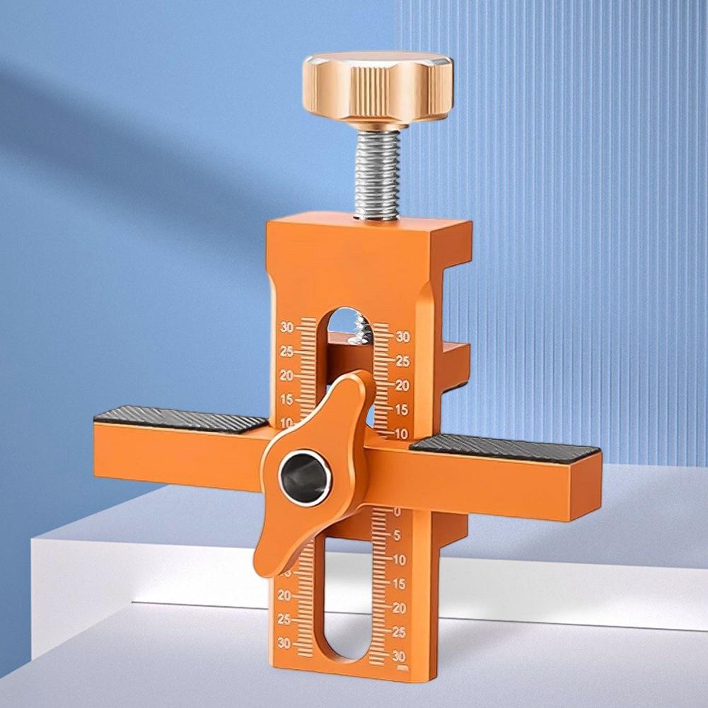 Door Panel Install Rebounding Device Drilling Tool Cabinet Door Mounting Jig Cabinet Mount Locator for Installing Cabinets