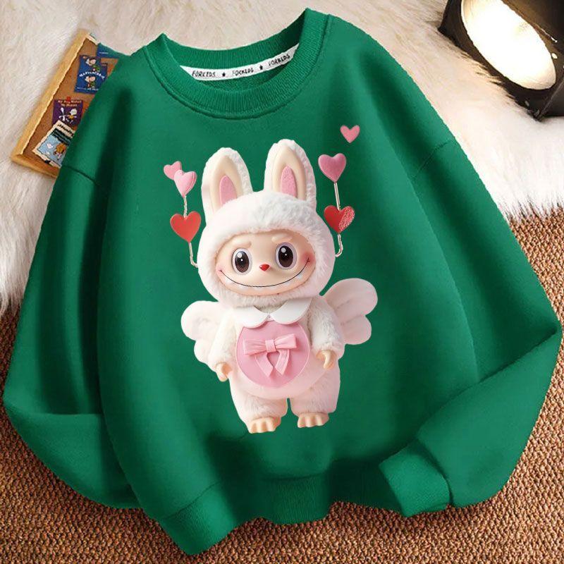 

Детские повседневные и милые худи, худи свободного кроя с длинными рукавами для мальчиков и девочек на весну и осень 160