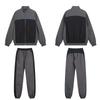 Completo da uomo Streetwear con felpa e pantaloni jogger, casual, vestibilità larga, in cotone, tuta sportiva