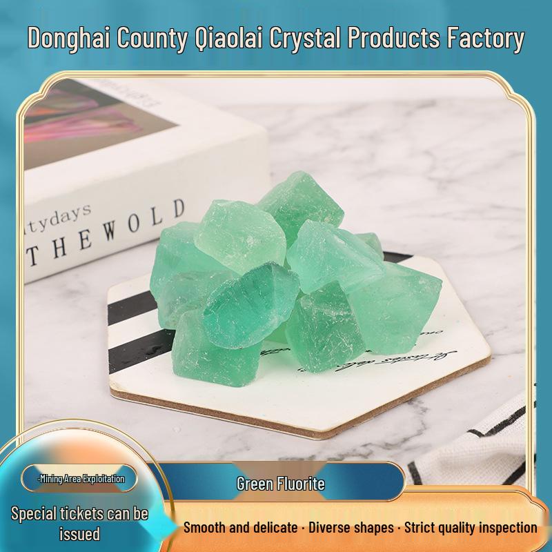 Green Fluorite Crystal Aromatherapy Diffuser Stones for Home Decoration