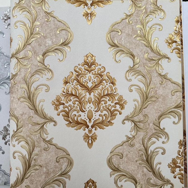 

Европейские 3D Стерео Большие Цветы Обои Гостиная Спальня Дамаск Обои Дворцовый Стиль 0. 53x9.5m