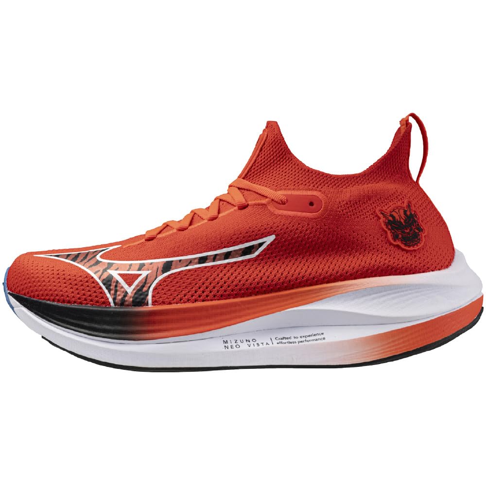 Mizuno Running Shoes NEO VISTA Jogging Marathon Training Sports Lightweight Resilient Thick Sole Akaoni x Aoni cm 2E 26.0