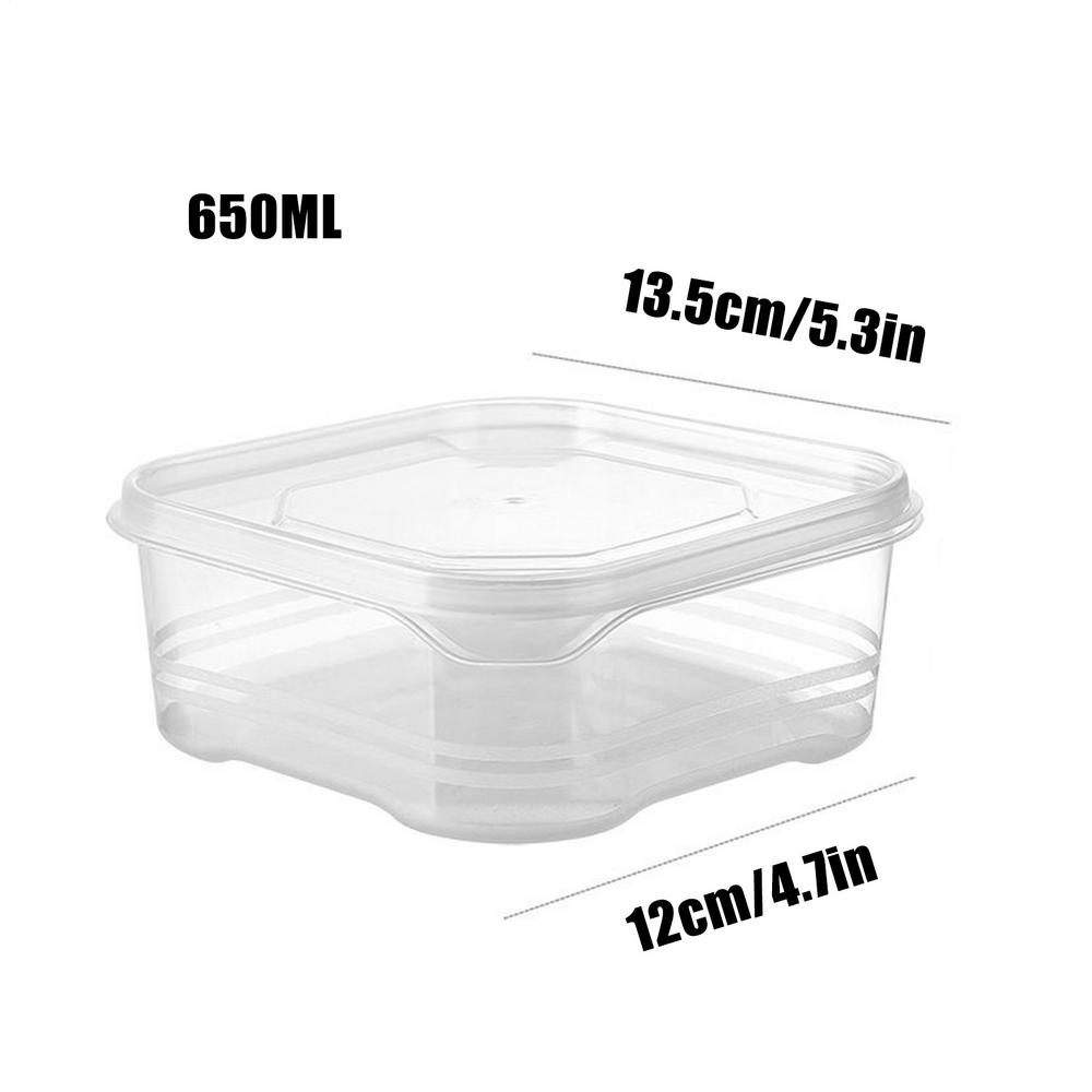 Fridge Storage Airtight Box With Lid Fridge Storage Organizer Food Box For Fruit Vegetable Meat Produce Meal Prep Freezer
