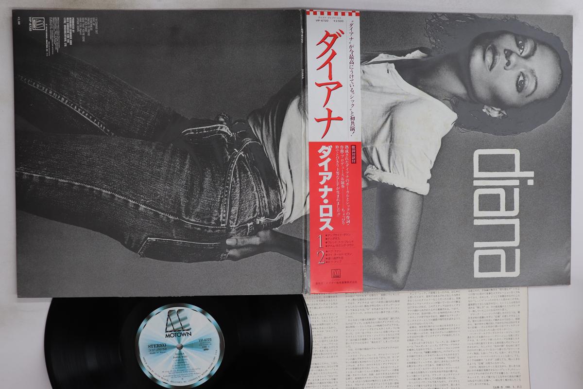 

LP Record DIANA ROSS - Diana VIP6720 MOTOWN 1980 Japan Obi Soul/Funk Used