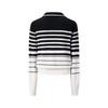 Giovanni Valentino Women's Colorblock Stripe Wool Knit Cardigan