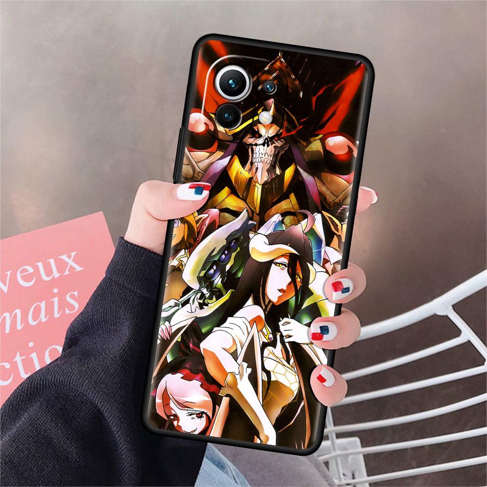Overlord Schädel Anime Weiche Silikon Fall Für Xiaomi Mi 11 Lite 5G NE 11T Pro 12S Ultra 12 Hinweis 10 10T 9T Telefon Abdeckung Stoßstange Funda
