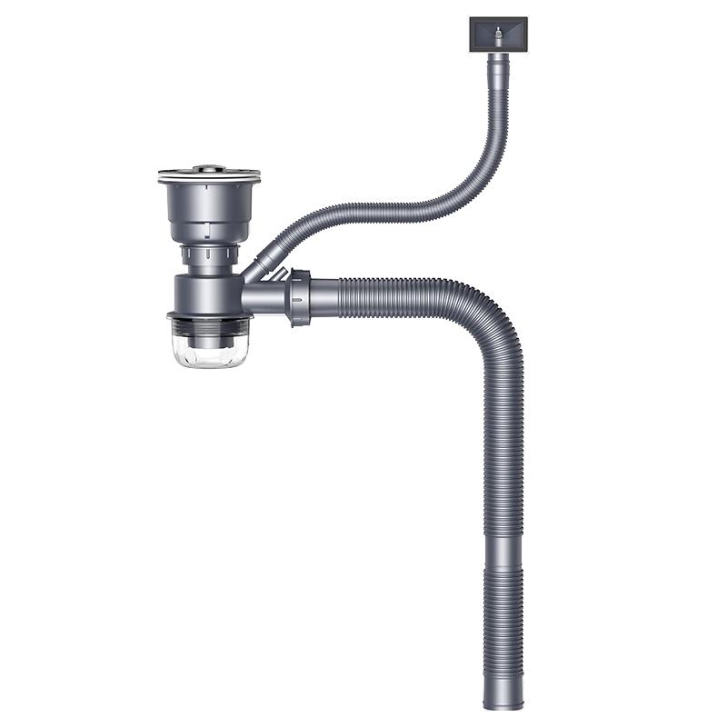 KEGOO Kitchen Sink Drain Pipe and Accessories