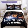 Wednesday's Spellbound Journey 3-Piece Bedding Set, Soft Duvet Cover with 7 Pillowcases, Bedroom Home Decoration