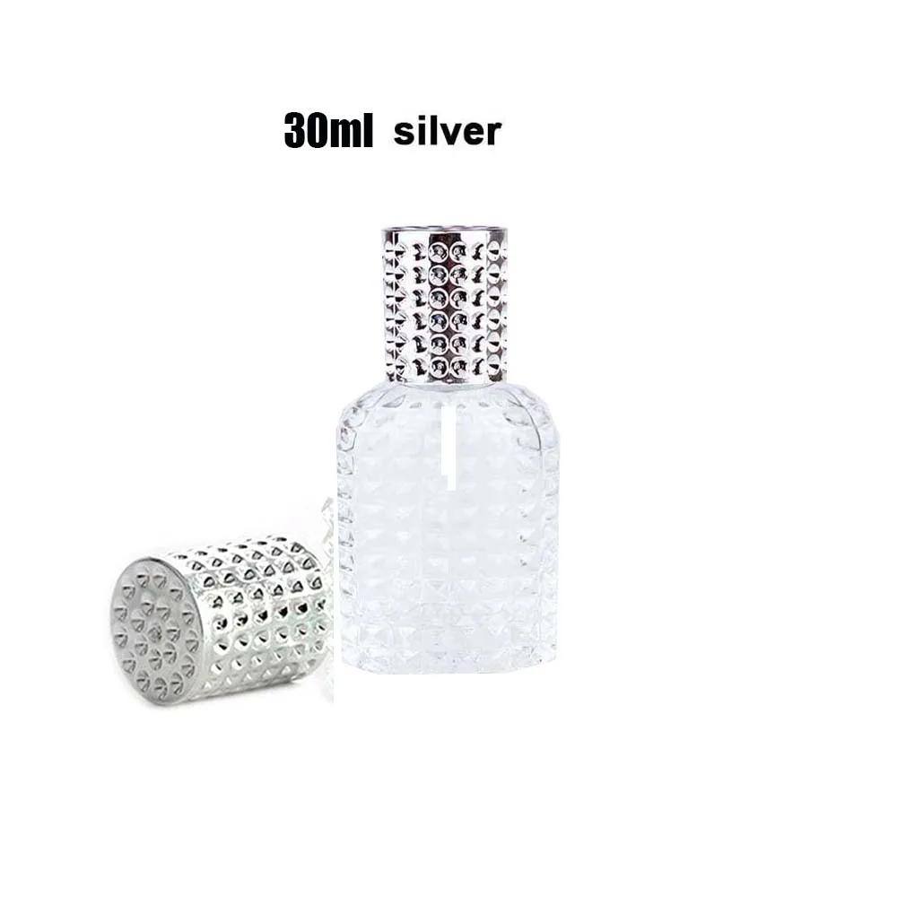 

30/50ML Travel Perfume Atomizer 1/3Pcs Pineapple Shape Dispenser Refillable Transparent Spray Bottles Portable Travel Bottles Glass