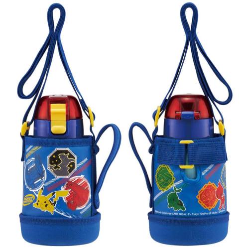 Skater Water Bottle 400ml Stainless Steel Pokemon Kids with Cover KSTCH4-A