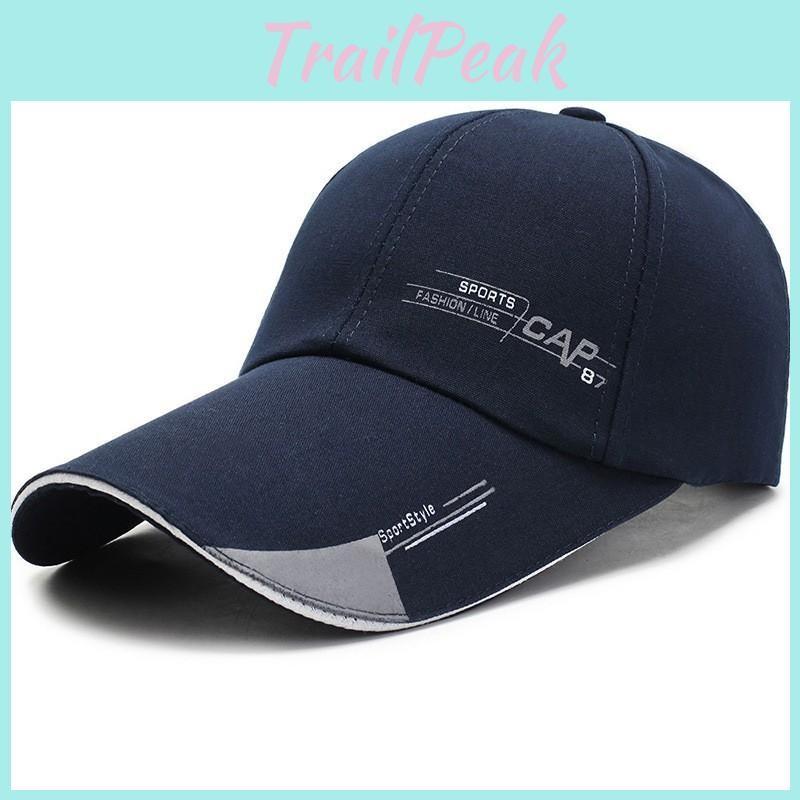 Printing Baseball Sports Cap Long Brim Hats Peaked Cap Outdoor Breathable Gift