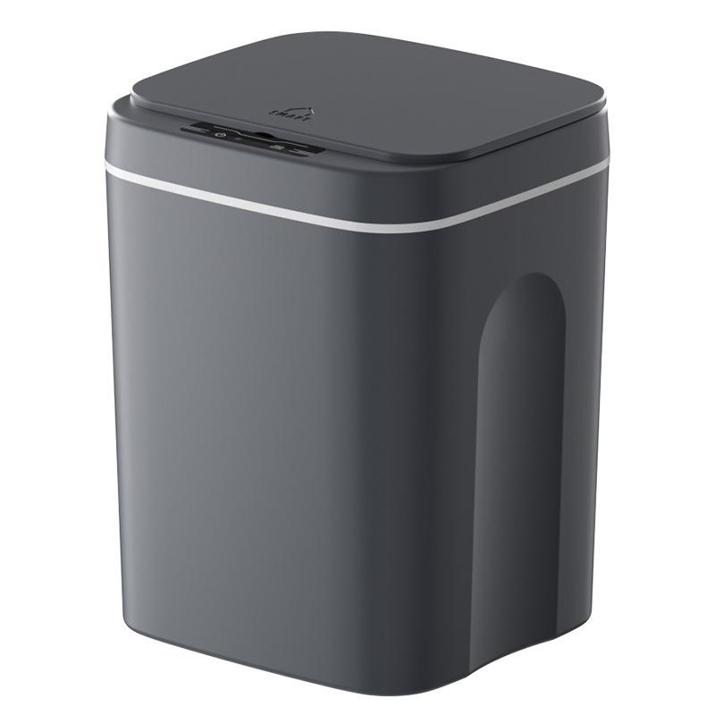 Waterproof Smart Sensor Trash Can with Automatic Lid for Kitchen, Bathroom, and Living Room